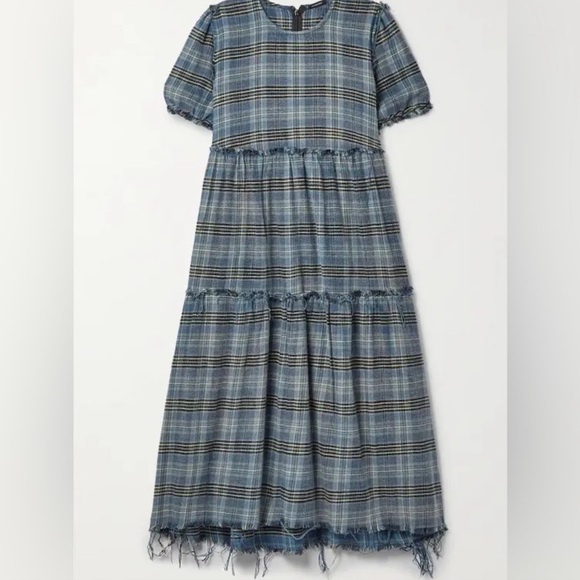 R13 Shredded Relaxed Midi - Picture 1 of 11